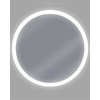Beliani Vonios veidrodis su LED apšvietimu YSER 58 cm sidabrinės spalvos