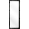Beliani Sieninis veidrodis FOUGERES 50x130 cm, juodas