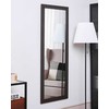 Beliani AJACCIO sieninis veidrodis 50 cm 130 cm sidabrinis