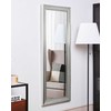 Beliani Sieninis veidrodis BUBRY 50 cm 130 cm sidabrinis