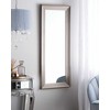 Beliani Sieninis veidrodis CHATAIN 50 cm 130 cm sidabrinės spalvos