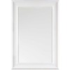 Beliani Sieninis veidrodis LUNEL 60 × 90 cm, baltas
