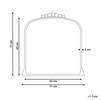 Beliani Sieninis veidrodis LIVRY 71x71 cm, metalinis, auksinės spalvos