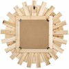 Beliani Sieninis veidrodis TAMPICO 75 cm x 75 cm eglės medienos spalvotas