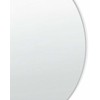 Beliani Sieninis veidrodis ANNEMASSE 80 cm, metalinis, sidabrinis