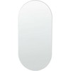Beliani Sieninis veidrodis ALFORTVILLE 40 cm 80 cm sidabrinis