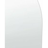 Beliani Sieninis veidrodis ANNECY 50 cm 75 cm sidabrinis