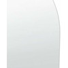 Beliani Sieninis veidrodis ANNECY 50 cm 75 cm sidabrinis