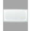 Beliani Vonios veidrodis su LED apšvietimu AVRANCHES 120 cm 60 cm Sidabrinis