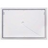Beliani Vonios veidrodis su LED apšvietimu ADOUR 80 cm x 60 cm, sidabrinis