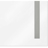 Beliani Vonios kambario veidrodis su LED apšvietimu MARTINET 60 cm 80 cm, sidabrinis