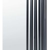 Beliani Sieninis veidrodis AJAIN 45 cm 146 cm metalinis juodas