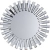 Beliani Sieninis veidrodis CHOLET 70 cm 70 cm sidabrinis