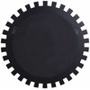 Beliani Sieninis veidrodis CHOLET 70 cm 70 cm sidabrinis