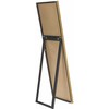 Beliani Pastatomas veidrodis TORCY 140 cm auksinis