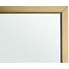 Beliani Pastatomas veidrodis TORCY 140 cm auksinis