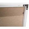 Beliani Pastatomas veidrodis TORCY 140 cm Baltas