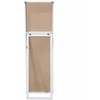Beliani Pastatomas veidrodis TORCY 140 cm Baltas