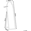 Beliani Pastatomas veidrodis CHATILLON 150 cm auksinis