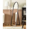 Beliani Pastatomas veidrodis CHATILLON 150 cm Juodas
