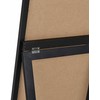Beliani Pastatomas veidrodis CHATILLON 150 cm Juodas
