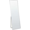 Beliani Pastatomas veidrodis BEAUVAIS 156 cm metalinis sidabrinis