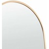 Beliani Pastatomas veidrodis BAGNOLET 150 cm metalinis auksinis