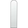 Beliani Pastatomas veidrodis BAGNOLET 150 cm metalinis juodas