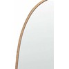 Beliani Pastatomas veidrodis LARCHE 160 cm, metalinis, auksinis