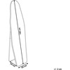 Beliani Pastatomas veidrodis LARCHE 160 cm, metalinis, auksinis