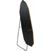 Beliani Pastatomas veidrodis TARTAS 165 cm metalinis auksinis