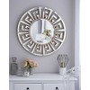 Beliani Sieninis veidrodis FLERS 70 cm Metalinis Auksinis