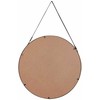 Beliani Sieninis veidrodis AUTUN 60 cm metalinis auksinis