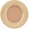 Beliani Sieninis veidrodis COMBE 60 cm metalinis auksinis