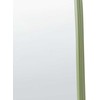 Beliani Sieninis veidrodis PARNAY 45 cm 146 cm Metallinis Alyvuogių spalvos