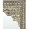 Beliani Sieninis veidrodis PALI 60 cm 90 cm metalinis auksinis