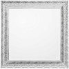 Beliani Sieninis veidrodis CAVAN 65 cm x 65 cm metalinis sidabrinis