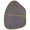 Beliani Sieninis veidrodis PUTEAUX 70 cm 92 cm metalinis auksinis