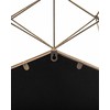 Beliani Sieninis veidrodis GAILLAC 80 cm 80 cm metalinis auksinis