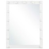 Beliani Voninis LED veidrodis ODENAS 50 cm 60 cm baltas