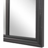 Beliani Sieninis veidrodis TRELLY 62 cm 113 cm metalinis juodas