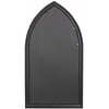 Beliani Sieninis veidrodis TRELLY 62 cm 113 cm metalinis juodas