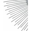 Beliani Sieninis veidrodis CILLY 80 cm 80 cm metalinis sidabrinis