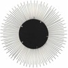 Beliani Sieninis veidrodis CILLY 80 cm 80 cm metalinis sidabrinis