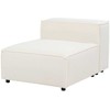 Sofa Beliani Vienvietis modulis ARDAL, bouclé, sulaužyta balta