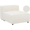 Sofa Beliani Vienvietis modulis ARDAL, bouclé, sulaužyta balta