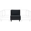 Sofa Beliani Vienvietis modulis UNSTAD juodas