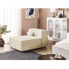 Sofa Beliani Vienvietis modulis APRICA smėlio spalvos iš dirbtinio lino