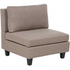 Sofa Beliani Vieno asmens modulis UNSTAD rudas