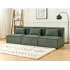 Sofa Beliani Vieno asmens modulis LEMVIG žalias velvetas